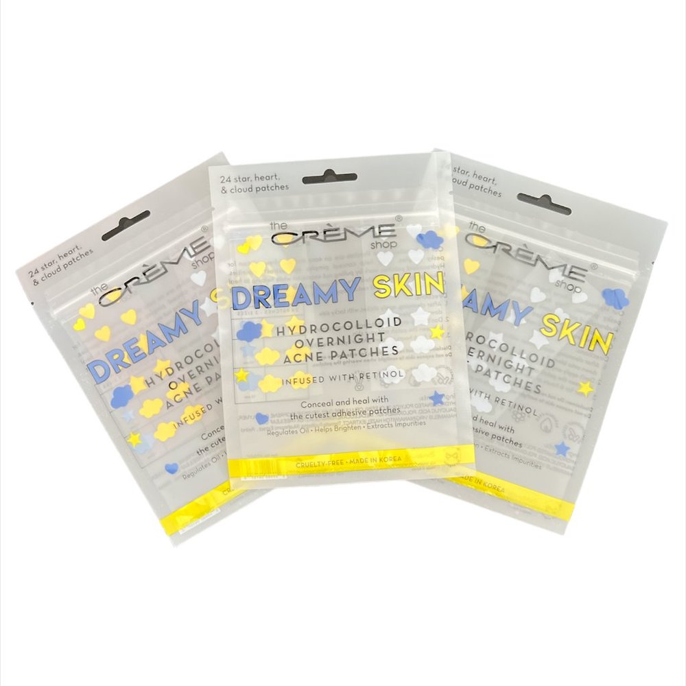 NEW The Creme Shop 72 Patches, Dreamy Skin Hydrocolloid Overnight Acne Patches
